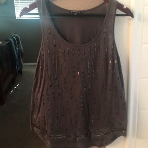 Express sequin tank